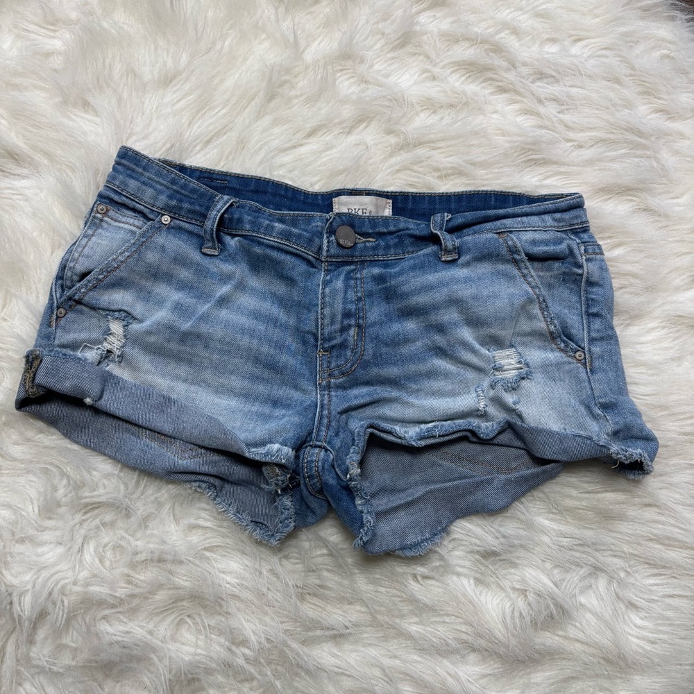 BKE Stella Denim Cutoff Jean shorts size 28